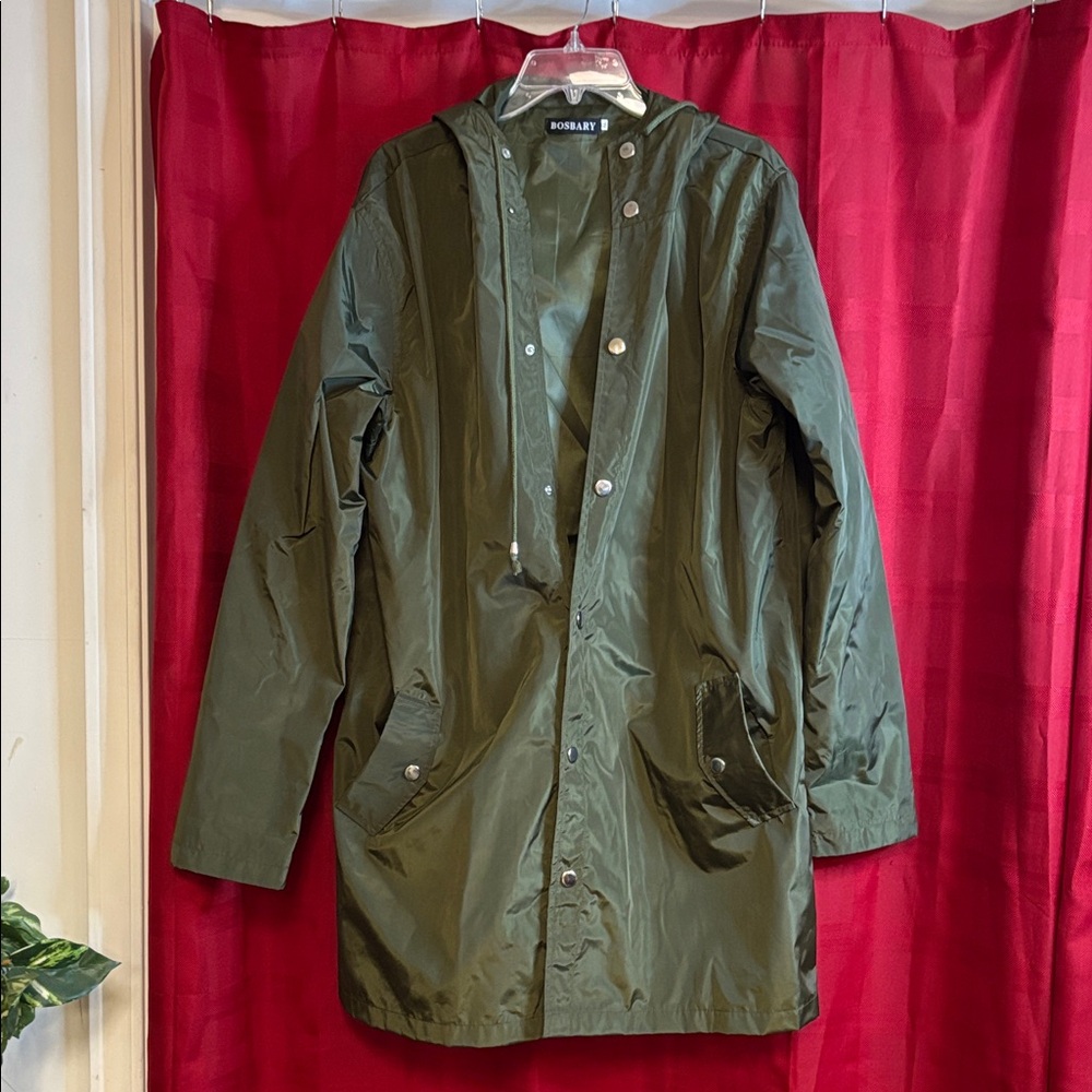 Green Raincoat for Men
